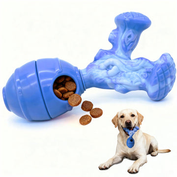 Durable Chew Toy - Interactive Treat Dispenser with Textured Surface