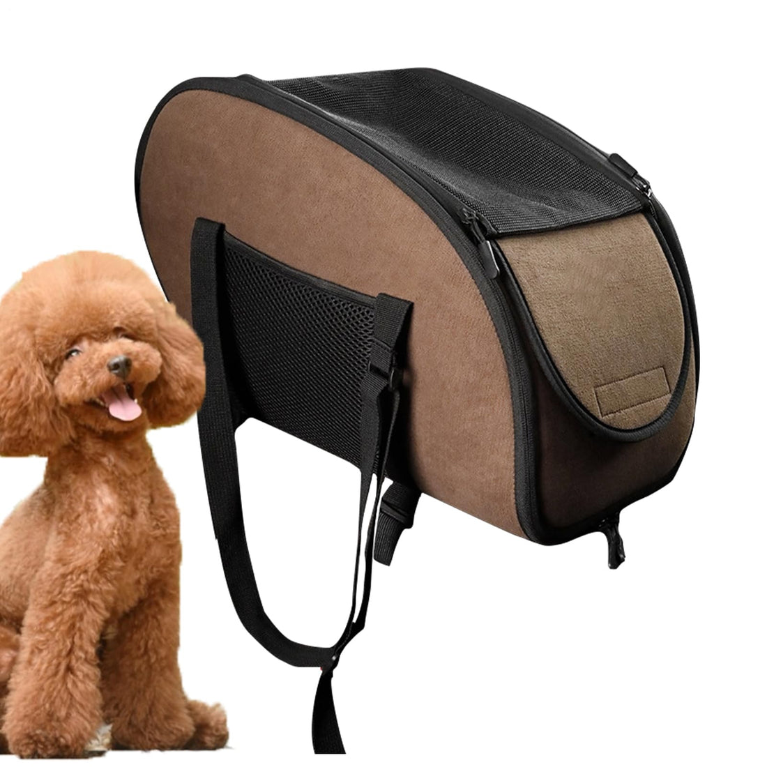 Secure Pet Car Seat - Ventilated Travel Carrier with Safety Straps