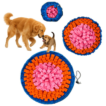 Interactive Snuffle Mat - Portable Foraging Activity with Adjustable Drawstring