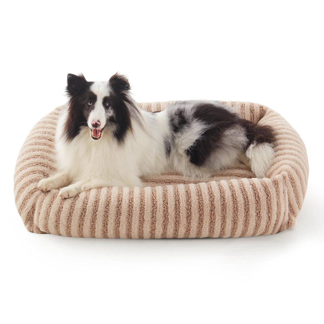 Comfort Pet Bed - Plush Rectangle Bed with Removable Cover