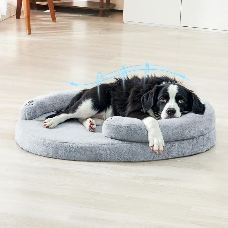 Orthopedic Dog Bed - Washable Pet Sofa with Waterproof Lining