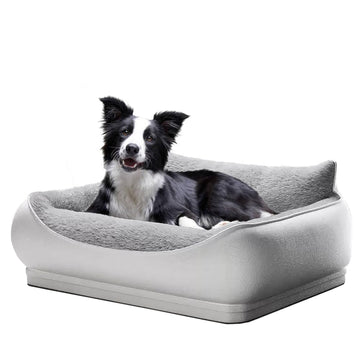Supportive Pet Sofa Bed - Washable Orthopedic Bed with Waterproof Protection