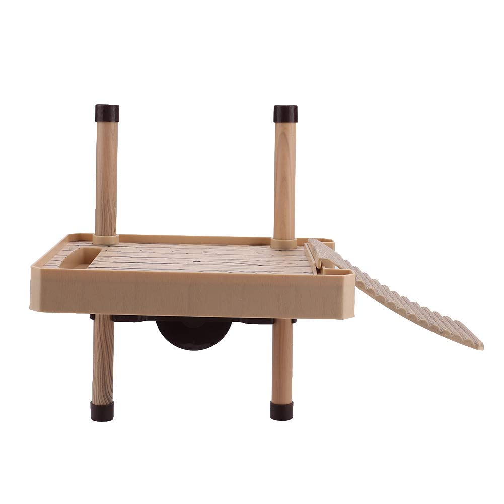 Turtle Basking Platform - Floating Reptile Dock for Aquarium