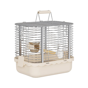 Portable Bird Carrier - Lightweight Travel Cage with Perch