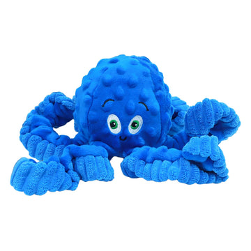 Playful Octopus Toy - Squeaky Plush with Stretchy Legs