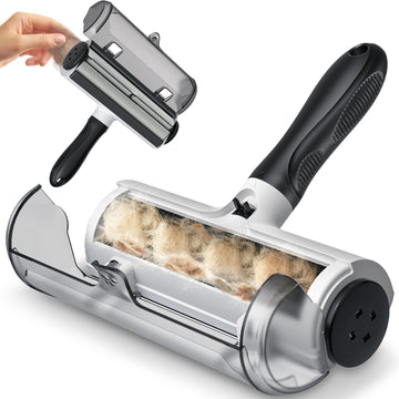 Multi-Surface Pet Hair Roller - Self-Cleaning Reusable Fur Remover