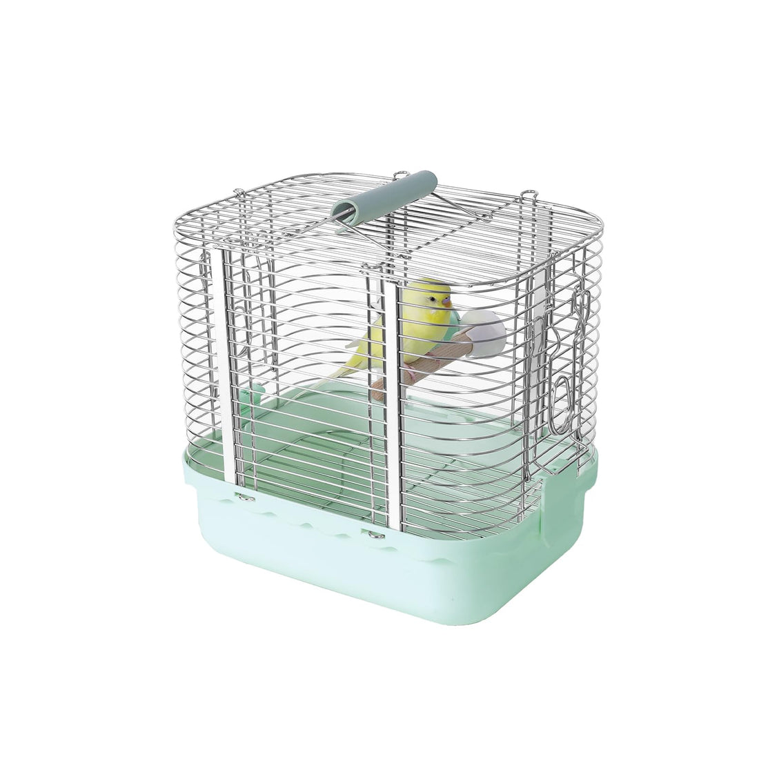 Portable Bird Carrier - Lightweight Travel Cage with Perch