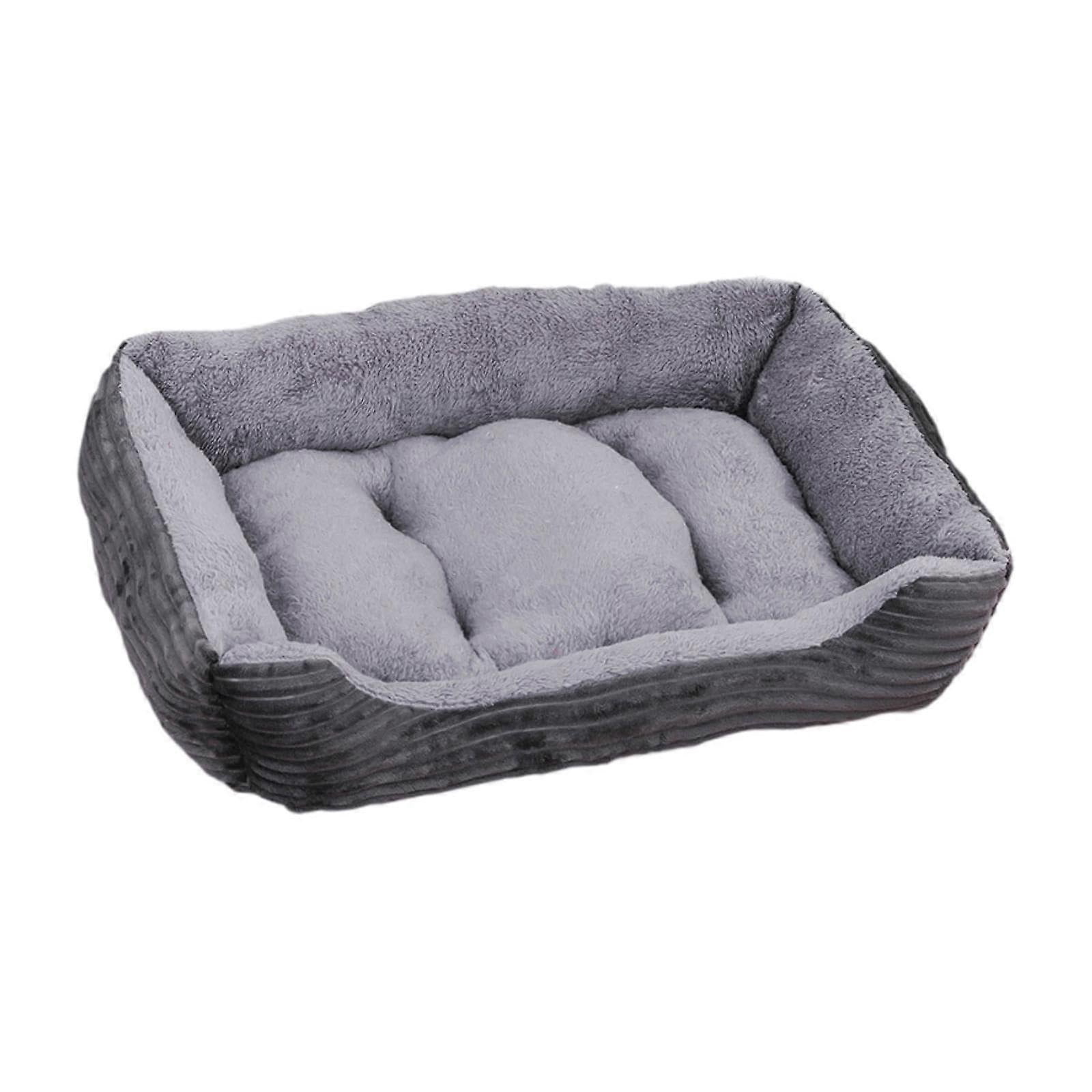 Comfort Pet Sofa Bed - Plush Velvet Couch with Removable Cover
