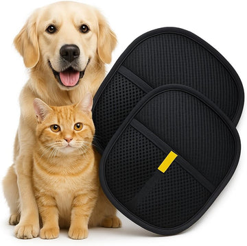 Electrostatic Pet Hair Gloves - Reusable Grooming & Cleaning Mitts