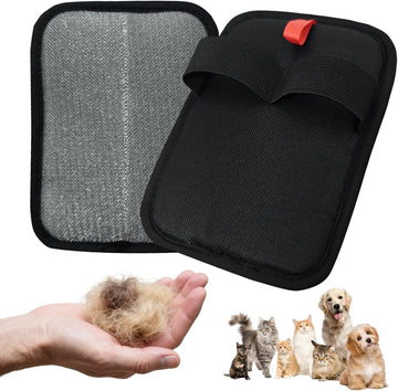 Electrostatic Pet Hair Gloves - Dual-Sided Grooming & Cleaning Tool